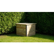 Composteur individuel Poly Compost Droit - 300L à 1000L - Résineux et Douglas_1