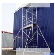 Chariot échafaudage pliant pour intérieur et extérieur