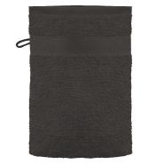 Gant de toilette 100% coton - Réf: K107 - Kariban - 450 g/m² - Dark Grey/Navy_1