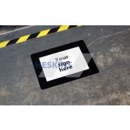 H6907 - Marquage au sol pour entrepôt - Heskins - Noir - Panneaux adhésifs personnalisables ColorCover_1