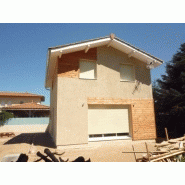 Maison à ossature en bois Christina - à étage - toit double pente_2