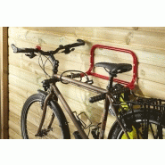 MOTTEZ - Support mural rabattable pour 2 vélos - tubes acier zingué et époxy - B053QRA_1