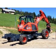 R653 2WD - Pelle araignée innovante avec moteur Kubota 115 Hp et visibilité 360°_1