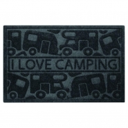 12111055 - Tapis d'accueil Kera Camp 40x60 cm beige - Modèle I Love Camping_1