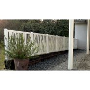 Claustra végétal - clôture en aluminium RD Productions - design personnalisable, occultation pleine_1