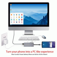 EXSYS EX-1221HM Hub USB 3.2 Gen1 C à 11 ports pour Notebook, Matebook et MacBook_1