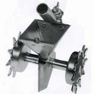 Semoir manuel galvanisé - 1 rang_1