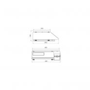 Gp4lx-12/30-2/5+m - Balance commerce d'étiquetage Milliot - 12/30 kg - Inox avec étiqueteuse thermique_1