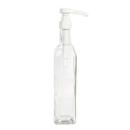 Bouteille avec pompe pour sauce verre 500 ml 6x29,7cm - par 24_1