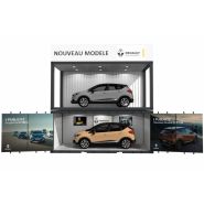 Container Car Box - Container d'exposition pour véhicules avec structure en acier corten, ouverture panoramique et personnalisation_1