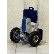 Diable monte-escalier électrique - 170 kg - Repliable avec freins stabilisateurs et accessoires inclus_1