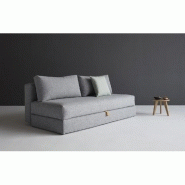 Canapé convertible Innovation Living Osvald - ouverture assistée - couchage 150x200 cm - Twist Granite_1