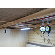 Ligne de vie à chariot en sous-face - dispositif d'ancrage horizontal conforme EN795:2012 classe C_1