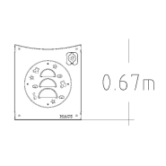 Panneau de jeu d'éveil musical Bells réf-8061961 - HAGS - pour enfants de 2 à 12 ans - montage en 2 heures_1