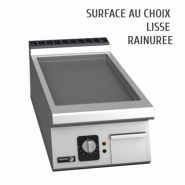 Plancha électrique professionnelle 40 cm FAGOR série 900 - FT-E905 avec plaque lisse ou rainurée, thermostat 100-300°C_1