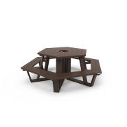 Table de pique-nique HELIOS - largeur 2324 mm - STD OR-TPN-02 - plastique 95% - fixation incluse_1