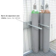 Abri pour 32 bouteilles de gaz en acier galvanisé à chaud avec plancher - ABTG032 DELAHAYE INDUSTRIES_1