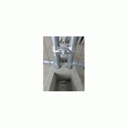 Barrière de chantier grillagée anti-vandalisme eco - id protech_1