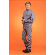 Blouson retardateur de flammes et antistatique - Cap 2 - Réf. 635*cpa - Gris acier - Normes EN ISO 11612 et EN 1149-5_1
