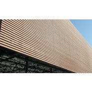 Façades Silvadec - Lame composite 50 x 80 mm avec renfort aluminium 30 x 20 x 2 mm - Finition brossée_1