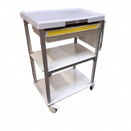 Guéridon modulaire de soins ou vaccination - JETCART, stockage organisé des fournitures médicales et dossiers cliniques_1