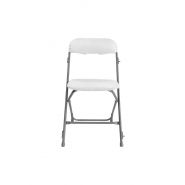Lucy - chaise pliante plastique attachable - VIF Furniture - gris/blanc - idéale pour extérieur et collectivités_1