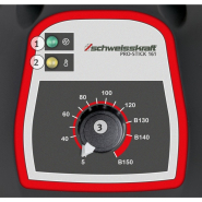 Poste à électrodes professionnel Schweisskraft PRO-STICK 161 - Modèle 230V ultra-compact et léger_1