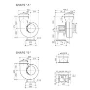 VSB 25 - Ventilateur centrifuge industriel Plastifer - Basse pression - Poids 26 kg_1