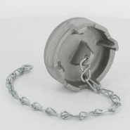 Bouchon sans verrou + chainette Ø 50 mm - Alu_1