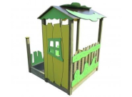 Cabane Louisiane - Pour enfants de 2 à 7 ans - Hauteur de chute 0,58m - Avec/ Sans terrasse_1