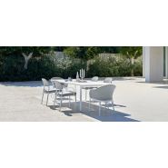 Chaise Thin - Collection INDOOR OUTDOOR - Structure aluminium laqué et tissu perforé_1