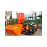 Dumper sur chenilles diesel 1 tonne - Slanetrac HT 1000 pour zones urbaines aux accès difficiles_1