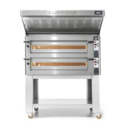 Four à pizza avec sole fixe, façade en acier inoxydable - Cuppone Donatello_1