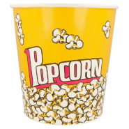 Pot à pop corn carton imprimé 3900cc Ø18,1x19,4cm - par 300_1
