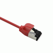 ROLINE Cordon Cat.8 (Classe I) U/FTP, Slim, fils tressés, LSOH, rouge, 0,5 m_1