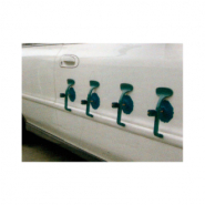 Ventouse pneumatique pour encollage - plastique/ABS - Référence PIH30106_1