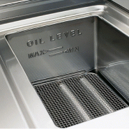 Friteuse à gaz professionnelle 15L avec soubassement inox - Gamme Lorenzo 700 - GFB479T-15 | GGM_1