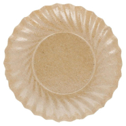 Mini assiette ronde carton or/chocolat Ø8cm - par 200_1