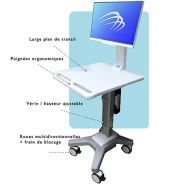 MT-31 - Chariot informatique - Mediantech - Ultra léger, modulable, 6 à 8 heures d'autonomie_1