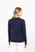 Pull Mérinos col V femme - Kariban Premium - 100% laine mérinos extra-fine - Réf: PK911_1