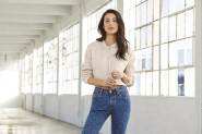 Sweat-shirt crop à capuche femme - Bella + Canvas - Réf: BE7502 - 52% coton peigné Ring-Spun / 48% polyester_1