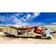 Centrale à béton mobile 120 m³ - Mélangeur double arbre, silo 100 tonnes et installation gratuite_1