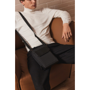 Sac publicitaire à bandoulière Kialma par K-loop - 100% polyester recyclé - Réf: KI5303_1