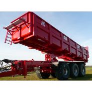 Remorque B240TC avec portes arrière articulées et rehausses