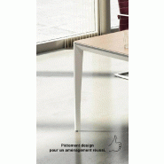 Bureau bench 2 personnes X5 - Officity. - 120, Blanc, Wenge_1