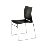 Chaise polyvalente LINO - tout confort, empilable et accrochable, design moderne et options personnalisables_1