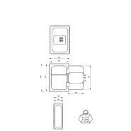 Coffre-fort Rivoli 7 pênes - serrure électronique EN 1300, pênes tournants en acier nickelé, clé de secours EVO-LOCK_1