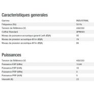 Power xp-k16h-alize groupe électrogène - kohler - tension de référence (v)	400/230_1