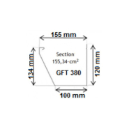 Profileuse trapèze 380  avec cisaille guillotine et galets polyuréthane - GMK380TIR_1