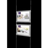 Porte-affiche de magasin A4 - 1 face - Visualpros - 378 x 290 mm - LED haute luminosité_1